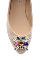 Kadın Taşlı Rugan Ayakkabı | Derimod Kadın Taşlı Rugan Ayakkabı | Derimod