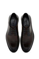Men's Brown Laced Leather Classic Shoes | Derimod Men's Brown Laced Leather Classic Shoes | Derimod