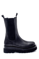 Women's Leather Thick Soled Boots | Derimod Women's Leather Thick Soled Boots | Derimod