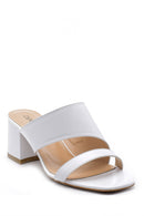 Women's Leather Heeled Slippers | Derimod Women's Leather Heeled Slippers | Derimod