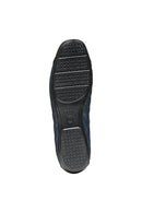 Geox Kadın Lacivert Annytah Kapitone Desenli Deri Babet | Derimod Geox Kadın Lacivert Annytah Kapitone Desenli Deri Babet | Derimod