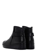 Women's Black Comfort Leather Boots | Derimod Women's Black Comfort Leather Boots | Derimod