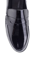 Women's Leather Patent Leather Loafer | Derimod Women's Leather Patent Leather Loafer | Derimod