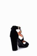 Women's Suede Heeled Shoes | Derimod Women's Suede Heeled Shoes | Derimod