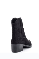 Women's Suede Heeled Boots | Derimod Women's Suede Heeled Boots | Derimod