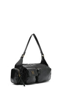 Women's Black Long Strap Shoulder Bag | Derimod Women's Black Long Strap Shoulder Bag | Derimod