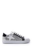 Women's Starry Glitter Sneaker | Derimod Women's Starry Glitter Sneaker | Derimod