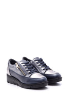 Kadın Fermuar Detaylı Deri Spor Ayakkabı | Derimod Kadın Fermuar Detaylı Deri Spor Ayakkabı | Derimod