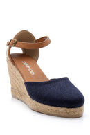 Kadın Dolgu Topuklu Espadril | Derimod Kadın Dolgu Topuklu Espadril | Derimod