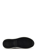 Kadın Siyah Bağcıklı Deri Sneaker | Derimod Kadın Siyah Bağcıklı Deri Sneaker | Derimod