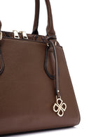 Woman Brown Long-Strap Classic Shoulder Bag | Derimod Woman Brown Long-Strap Classic Shoulder Bag | Derimod