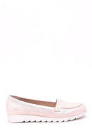 Women's Leather Shiny Ballerinas | Derimod Women's Leather Shiny Ballerinas | Derimod