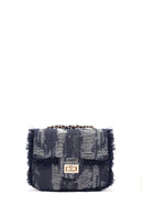 Women's Blue Long Strap Shoulder Bag | Derimod Women's Blue Long Strap Shoulder Bag | Derimod