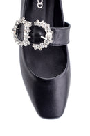 Women's Leather Buckle Detailed Ballerinas | Derimod Women's Leather Buckle Detailed Ballerinas | Derimod