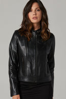 Kylie - X Kadın Deri Ceket | Derimod Kylie - X Kadın Deri Ceket | Derimod