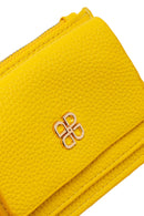 Woman Yellow Charm Card Holder | Derimod Woman Yellow Charm Card Holder | Derimod
