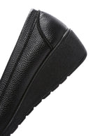 Kadın Siyah Dolgu Topuklu Loafer | Derimod