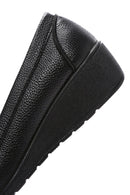 Kadın Siyah Dolgu Topuklu Loafer | Derimod Kadın Siyah Dolgu Topuklu Loafer | Derimod