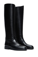 Women's Black Leather Boots | Derimod Women's Black Leather Boots | Derimod