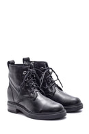 Women's Lace-Up Leather Boots | Derimod Women's Lace-Up Leather Boots | Derimod