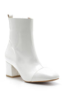 Women's Heeled Patent Leather Boots | Derimod Women's Heeled Patent Leather Boots | Derimod