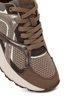 Kadın Vizon Bağcıklı Kalın Tabanlı Sneaker | Derimod Kadın Vizon Bağcıklı Kalın Tabanlı Sneaker | Derimod