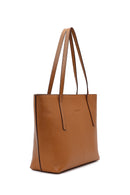 Woman Taba Leather Shoulder Bag | Derimod Woman Taba Leather Shoulder Bag | Derimod