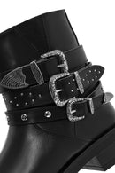 Women's Black Buckle Detailed Boots | Derimod Women's Black Buckle Detailed Boots | Derimod