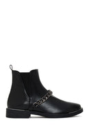Women's Black Chain Detailed Chelsea Boots | Derimod Women's Black Chain Detailed Chelsea Boots | Derimod