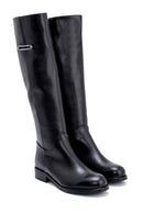 Women's Black Zippered Casual Boots | Derimod Women's Black Zippered Casual Boots | Derimod