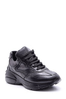 Kadın Yüksek Tabanlı Deri Sneaker | Derimod Kadın Yüksek Tabanlı Deri Sneaker | Derimod