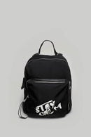 Written Fabric Women's Backpack | Derimod Written Fabric Women's Backpack | Derimod