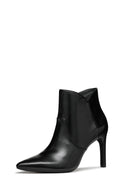 Geox Kadın Siyah Faviola Fermuarlı Topuklu Deri Bot | Derimod Geox Kadın Siyah Faviola Fermuarlı Topuklu Deri Bot | Derimod