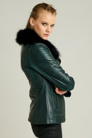 Stella Kadın Deri Ceket | Derimod Stella Kadın Deri Ceket | Derimod