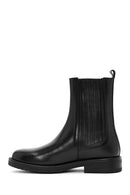 Women's Black Leather Chelsea Boots | Derimod Women's Black Leather Chelsea Boots | Derimod