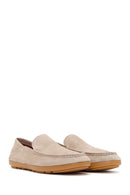 Male Beige Suede Leather Loafer | Derimod Male Beige Suede Leather Loafer | Derimod