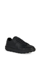 Geox Kadın Siyah Spherica Ecub-1 Bağcıklı Deri Sneaker | Derimod Geox Kadın Siyah Spherica Ecub-1 Bağcıklı Deri Sneaker | Derimod