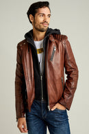 Lebron Erkek Deri Ceket | Derimod Lebron Erkek Deri Ceket | Derimod