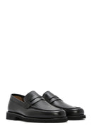Erkek Siyah Deri Klasik Loafer | Derimod Erkek Siyah Deri Klasik Loafer | Derimod