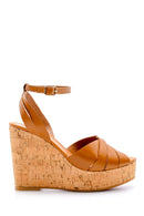Women's Leather Wedge Heeled Shoes | Derimod Women's Leather Wedge Heeled Shoes | Derimod