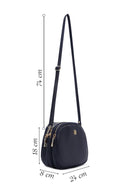 Women's Navy Blue Long Strap Crossbody Bag | Derimod Women's Navy Blue Long Strap Crossbody Bag | Derimod