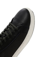 Men's Green Lace-up Leather Sneaker | Derimod Men's Green Lace-up Leather Sneaker | Derimod