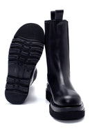Women's Leather Thick Soled Boots | Derimod Women's Leather Thick Soled Boots | Derimod
