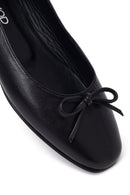 Woman Black Buckled Leather Ballet Flat | Derimod Woman Black Buckled Leather Ballet Flat | Derimod