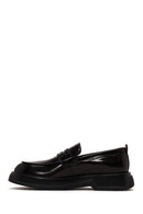 Male Burgundy Chunky-Soled Leather Loafer | Derimod Male Burgundy Chunky-Soled Leather Loafer | Derimod