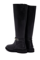 Woman Black Zip Closure Boot | Derimod Woman Black Zip Closure Boot | Derimod