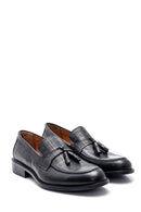 Men's Leather Printed Loafer | Derimod Men's Leather Printed Loafer | Derimod