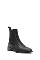 Women's Black Leather Chelsea Boots | Derimod Women's Black Leather Chelsea Boots | Derimod