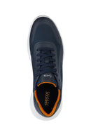 Geox Men's Navy Blue Pg1x Lace Up Fabric Sneaker | Derimod Geox Men's Navy Blue Pg1x Lace Up Fabric Sneaker | Derimod