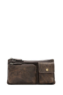 Men's Mink Leather Waist Bag | Derimod Men's Mink Leather Waist Bag | Derimod